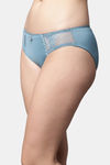 PrettyCat Medium Rise Three-Fourth Coverage Bikini Panty - Sea Green — thumbnail 3